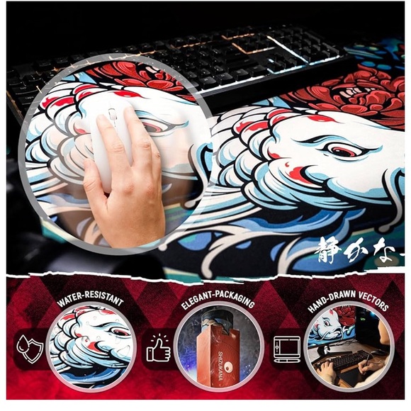 Office desk mat 4XL Xtra Large Extend Japanese Desk Mat 47.2" x 23.6"  Gift NWOT - Picture 5 of 9